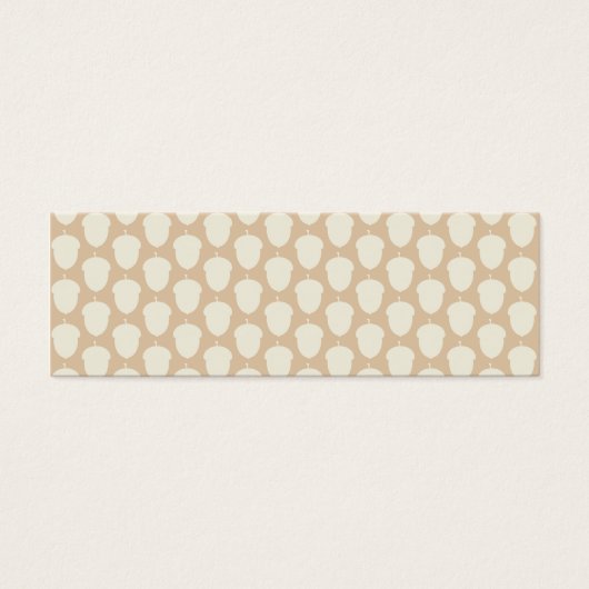 Cute Acorn Nut Silhouette Fall Autumn Pattern (Front)