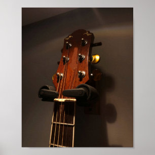 Cute Acoustic Guitar Poster