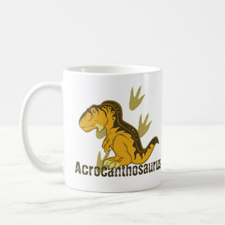 Cute Acrocanthosaurus Coffee Mug