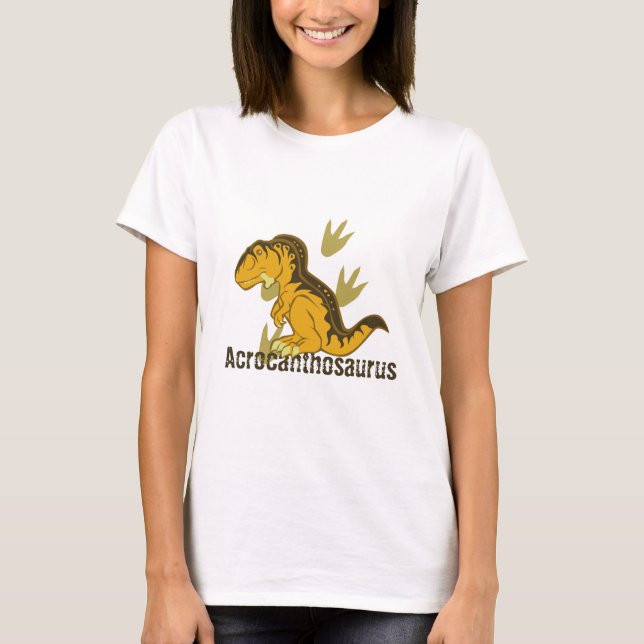 Cute Acrocanthosaurus T-Shirt (Front)