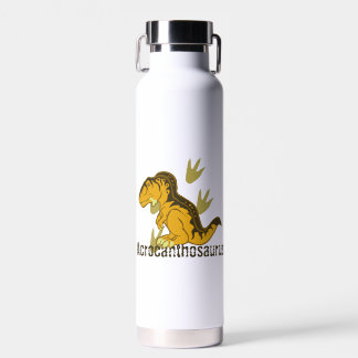 Cute Acrocanthosaurus Water Bottle