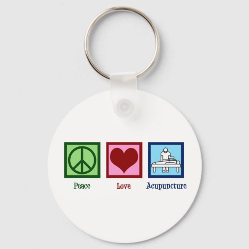 Cute Acupuncture Keychain