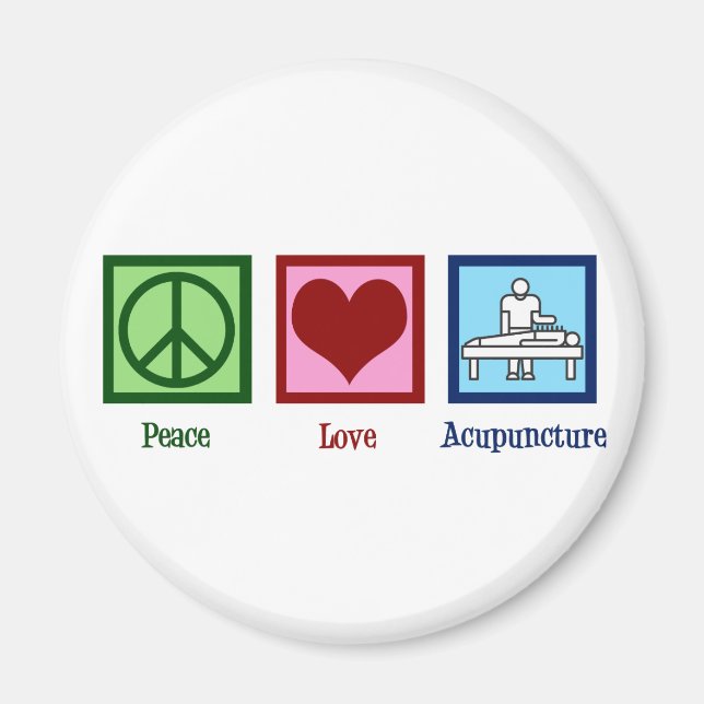 Cute Acupuncture Magnet (Front)