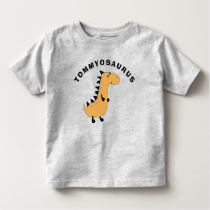 Cute Add Childs Name Dinosaur Gift Toddler T-shirt