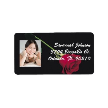 Cute Address Or Thank You Label Stickers by ForeverAndEverAfter at Zazzle