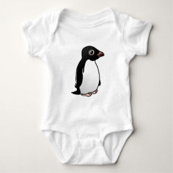Adelie Penguin Baby Jersey Bodysuit