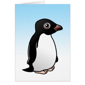 Adelie Penguin Greeting Card