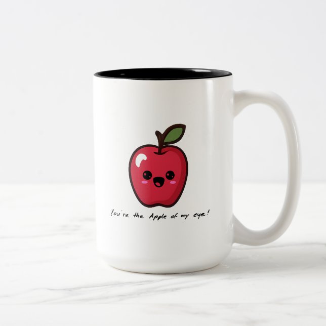 Cute Adorable Apple Fruit Mug (Right)