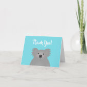 Cute Adorable Australian Koala Bear Thank You Card | Zazzle