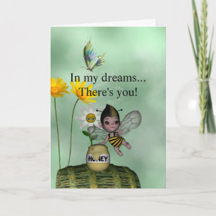 Cute Adorable Baby Bumble Bee Honey Card