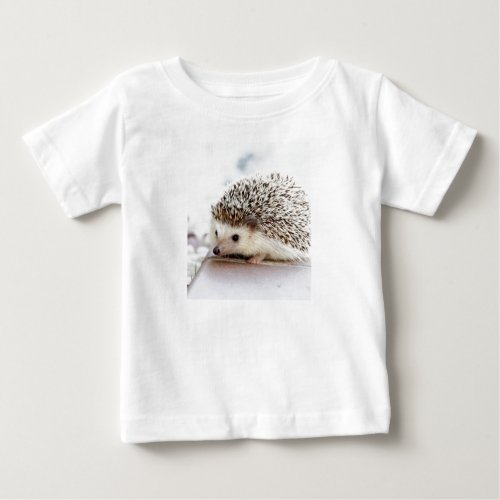 cute adorable baby hedgehog baby T_Shirt