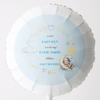 Cute Adorable Blue Balloons