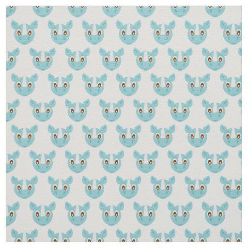 Cute & Adorable Blue Rhino Fabric