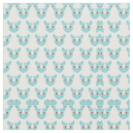 Cute & Adorable Blue Rhino Fabric
