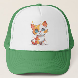 Cute Adorable Brown Cat-57667 Trucker Hat