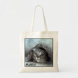 Cute Adorable Close-up Cat Picture Tote Bag