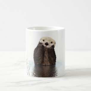 Cute Adorable Fluffy Otter Animal Coffee Mug