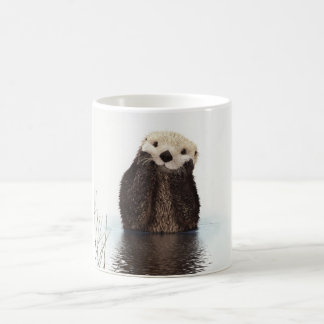 Cute Adorable Fluffy Otter Animal Coffee Mug