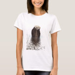 Cute Adorable Fluffy Otter Animal T-shirt at Zazzle