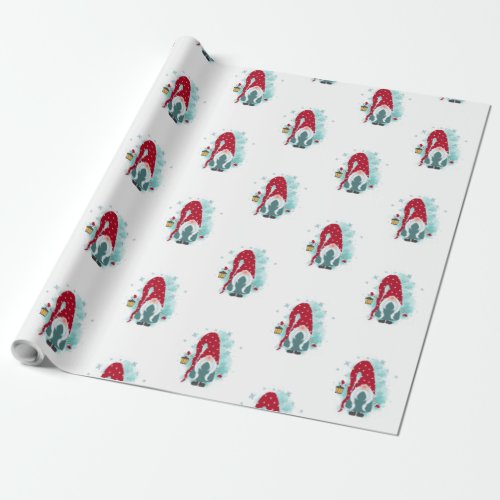 Cute Adorable Gnomes  Wrapping Paper