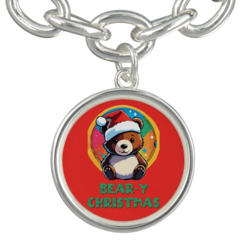 Cute Adorable Kawaii Chibi Bear_y Christmas Bear Bracelet