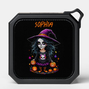 Cute Adorable Kawaii Halloween Witch Bluetooth Speaker