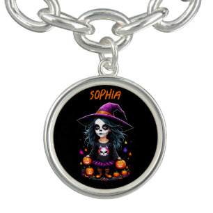 Cute Adorable Kawaii Halloween Witch Bracelet