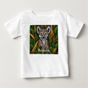 Cute Adorable Little Lynx Kitten Baby T-Shirt