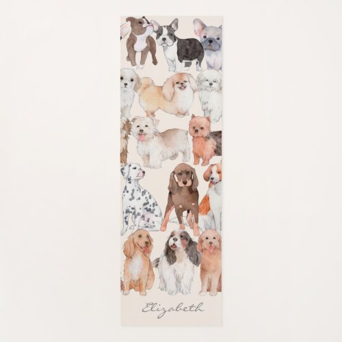 Cute Adorable Puppies Yoga Mat