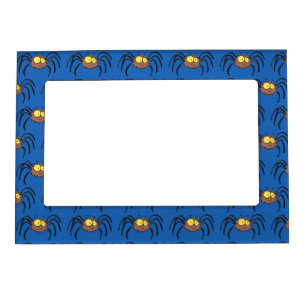 Cute, adorable spider cartoon magnetic frame