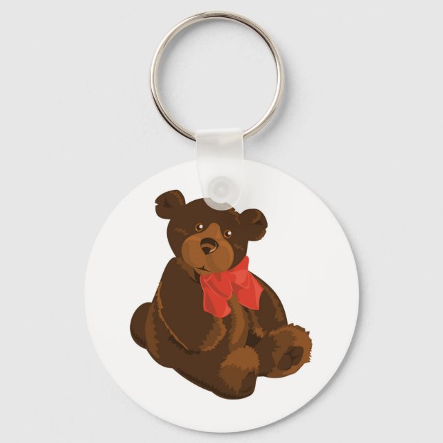 CUTE ADORABLE TEDDY BEAR KEYCHAIN (Front)