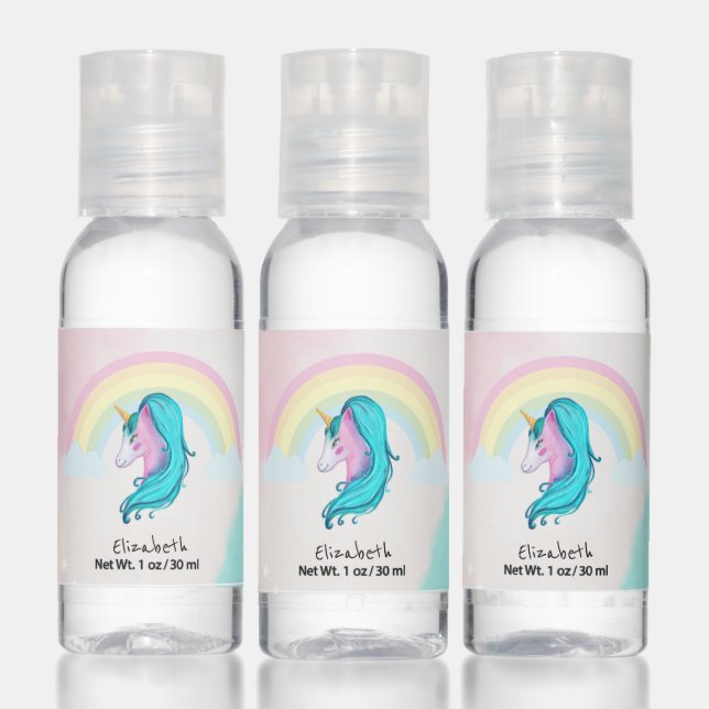 Cute Adorable Unicorn Rainbow Hand Sanitizer (Set)