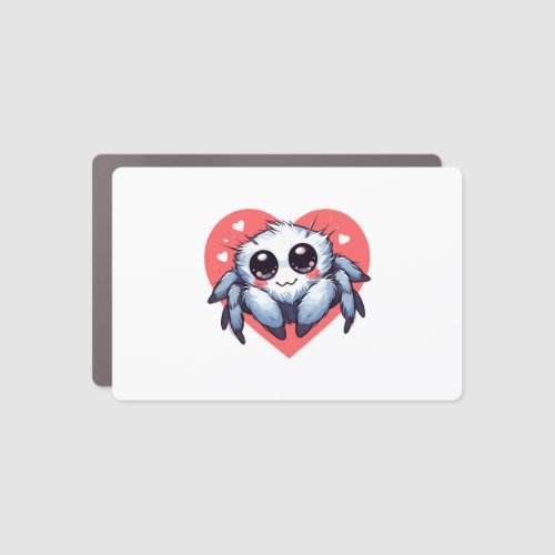 Cute adorable valentine jumping spider car magnet