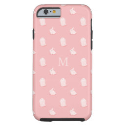 Cute Adorable Watercolor Bunny Rabbit Pattern Tough iPhone 6 Case