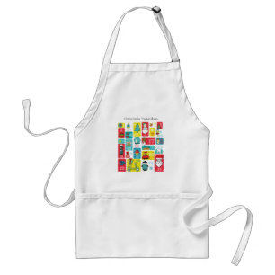 Cute Advent Calendar Christmas countdown Adult Apron
