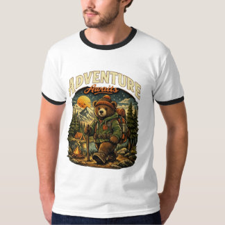 Cute Adventure Bear T-Shirt – Hiking Nature Explor