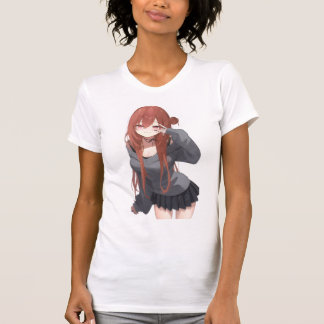 Cute Aesthetic Anime Girl T-Shirt