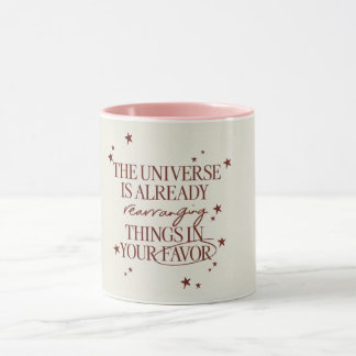 Cute Aesthetic Coffee Mug – Manifestation Quote &