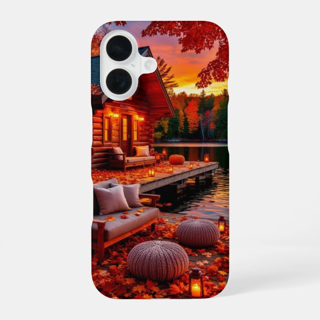 Cute Aesthetic Fall Wallpaper Ideas iPhone Designs Case (Back)