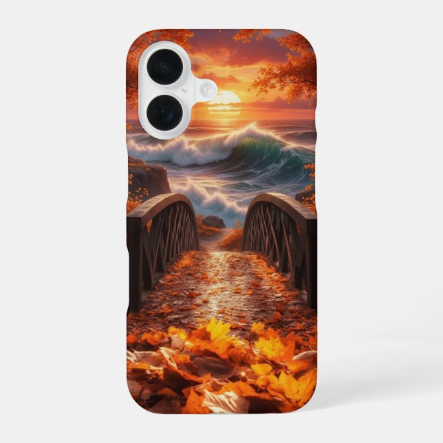 Cute Aesthetic Fall Wallpaper Ideas iPhone Designs Case (Back)