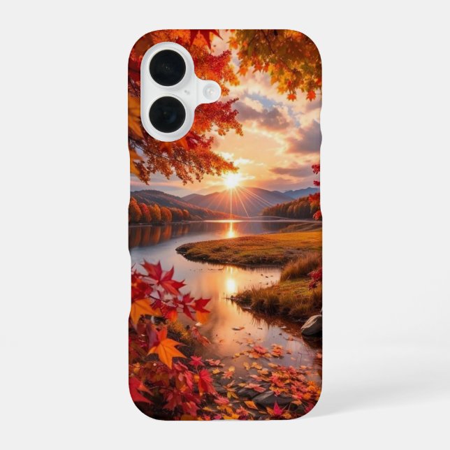 Cute Aesthetic Fall Wallpaper Ideas iPhone Designs Case (Back)
