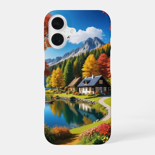 Cute Aesthetic Fall Wallpaper Ideas iPhone Designs Case (Back)