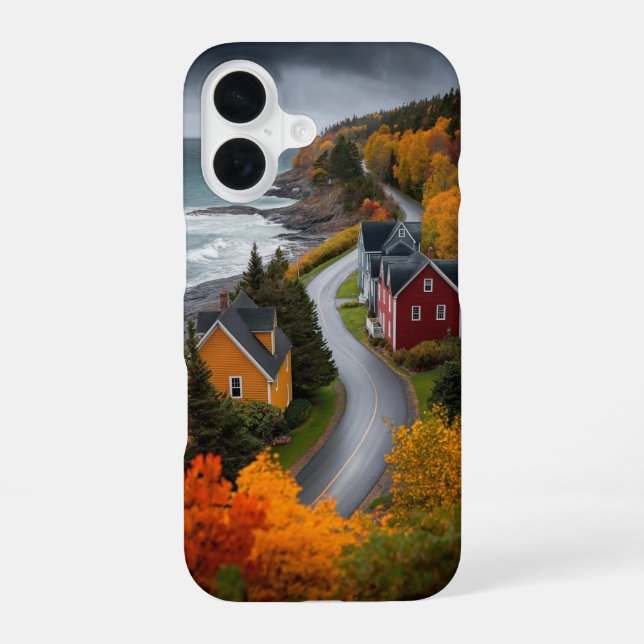 Cute Aesthetic Fall Wallpaper Ideas iPhone Designs Case (Back)