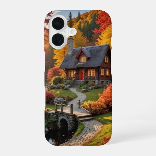 Cute Aesthetic Fall Wallpaper Ideas iPhone Designs Case (Back)