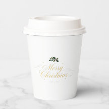 Cute Aesthetic Floral Paper Cups–Party Drinkware