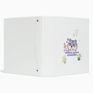 Cute Aesthetic Hamster Binder