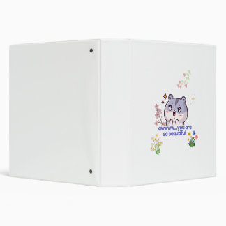Cute Aesthetic Hamster Binder