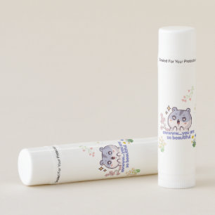 Cute Aesthetic Hamster Lip Balm