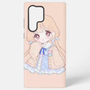 Cute Aesthetic Kawaii Girl Pastel Samsung Phone Ca Galaxy S22 Ultra Case