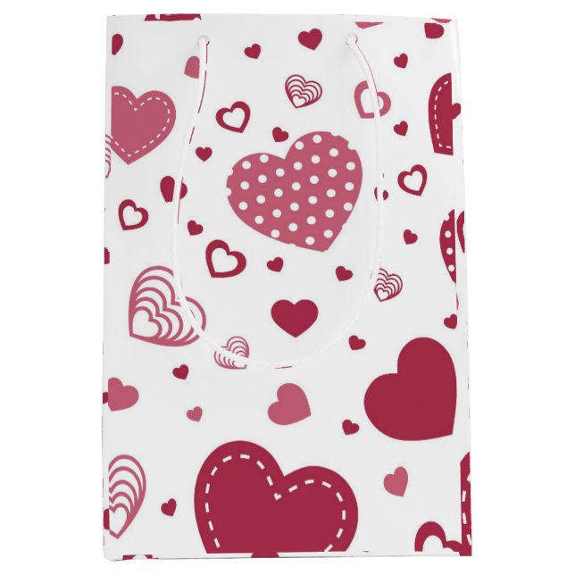 Cute Aesthetic Notebook Cover Medium Gift Bag (Front)